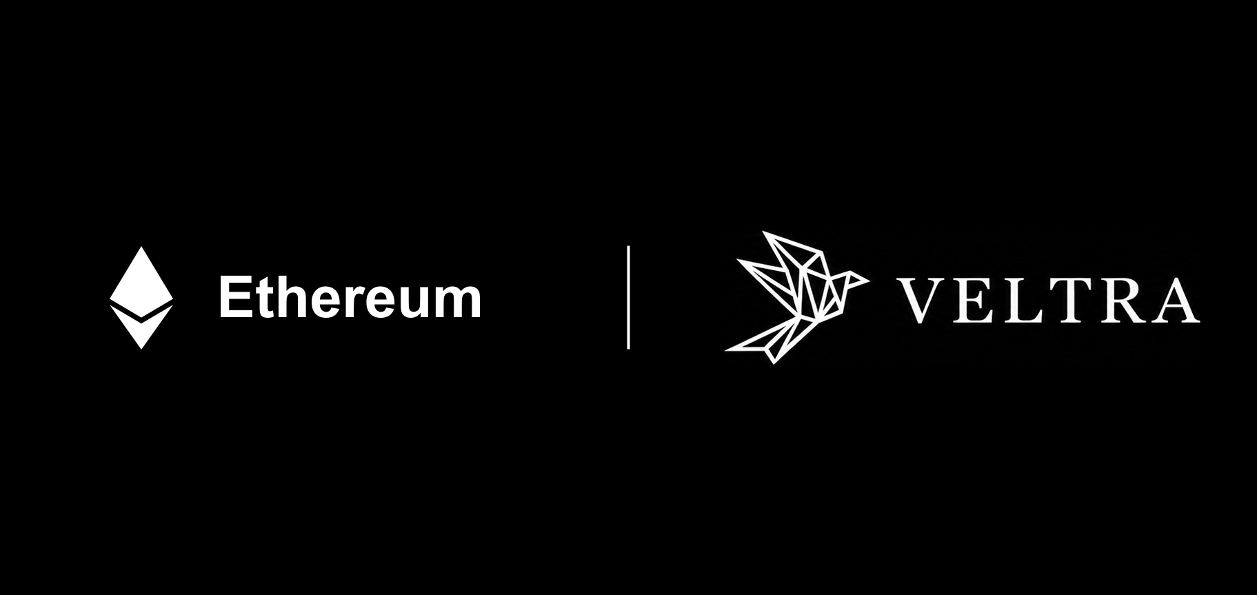 Ethereum and Veltra logos — Ethereum wallet trade history API is live on Veltra