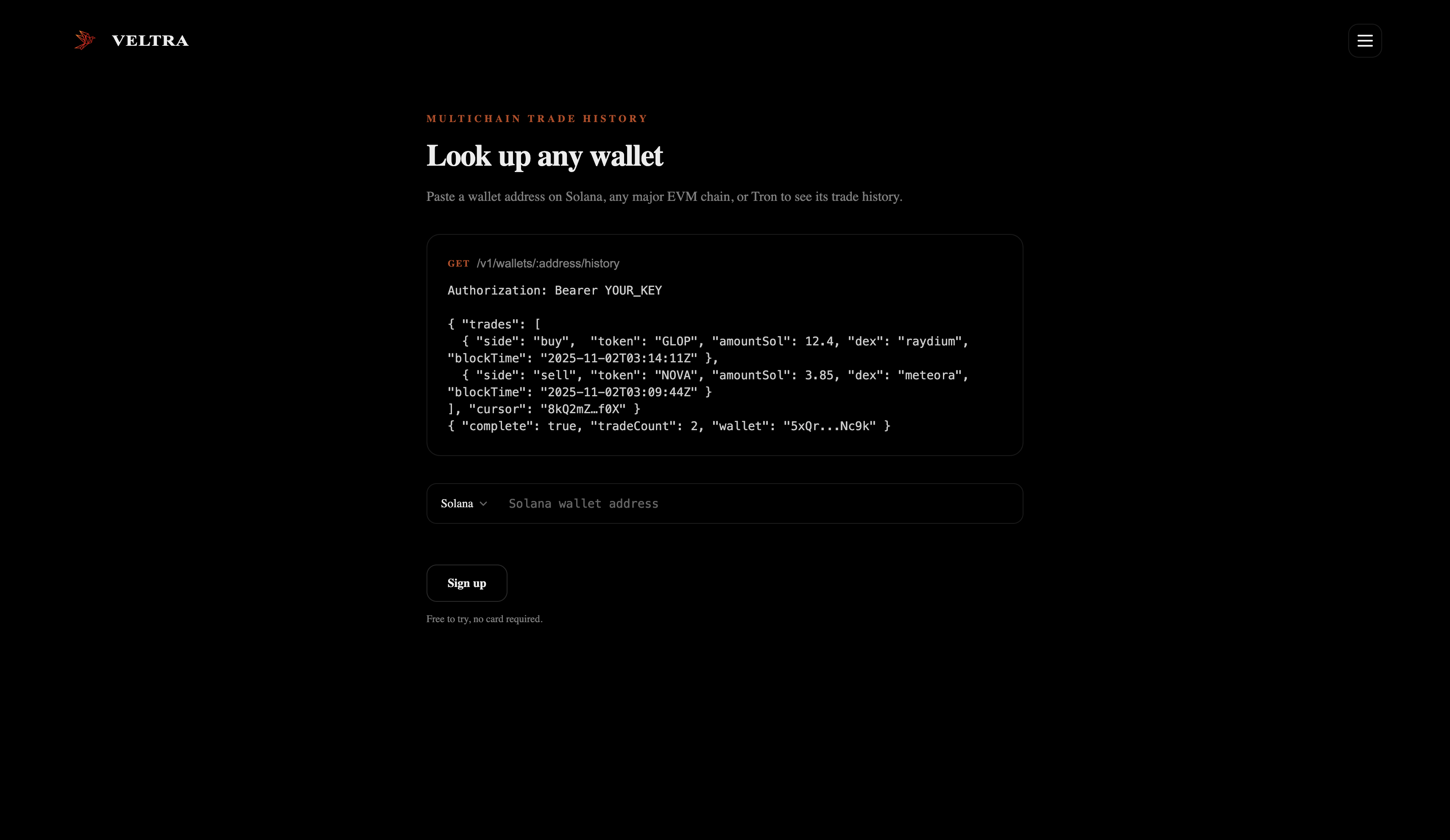 Create your free account