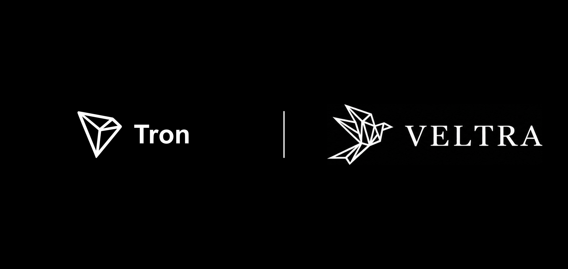 Tron and Veltra logos — Tron wallet trade history API is live on Veltra